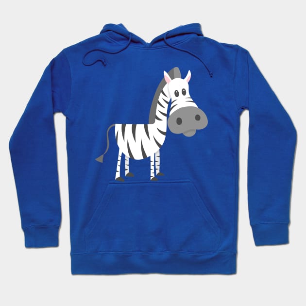 Cute Zebra for Kids Hoodie by vladocar